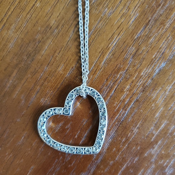Rhinestone Heart on a Chain  by Artistry - Picture 1 of 3
